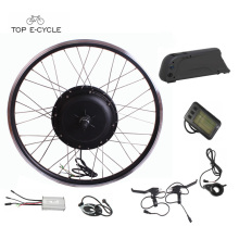 Kit de motor eléctrico de bicicleta de cable impermeable completo TOP diy con batería